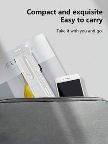 蓝牙自拍杆多功能三脚架自拍杆带遥控器、补光灯和手机支架，适用于直播、摄影、旅行等。LED 灯便携式 LED 视频灯可调光，相机和摄像机 Vlogging 用于照片自拍视频录制缩放会议、采访、直播、Vlog、家庭聚会、圣诞派对拍摄、手持自拍、暑假户外活动、旅行、户外活动、直播三脚架 - 白色 - 查看 6