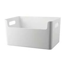 White Compact Drawer, Customizable Logo, Cosmetic Storage Box, Face Mask Box, Large Capacity, Bathroom/Kitchen Storage, Modern Uncover Recessed Drawer, Plastic, Handheld, Organizer
