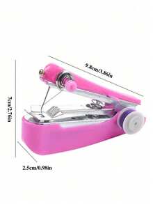 1 件迷你手动便携式缝纫机，多功能迷你手持式缝纫机，适合家庭旅行使用，学生用手动缝纫机，小型缝纫机，轻便缝纫小工具，快速维修，缝纫机配件，快速缝纫，轻松修补，家庭必备，旅行应急，DIY 手工制作，操作简单