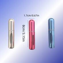Three-Pack Perfume Bottle,Purple + Gold + Bright Red, Can Hold 5 Ml, Small And Exquisite, Easy To Carry