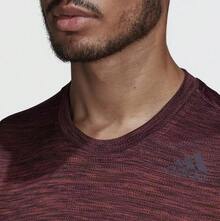 Adidas 男士新款运动服，舒适透气跑步健身训练休闲短袖T恤 - 紅色 - 查看 7