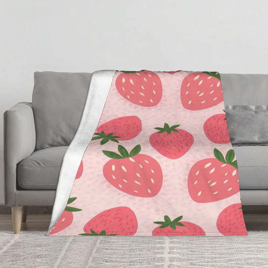 Strawberries A Refreshing Summer Treat 0printing French Veet Flannel Blankets, Bedding Blankets, Art Picture Blankets, Pernalized Blankets, Friend Blankets, Comfort Blankets, Family Gifts, Wedding Gifts, Birthday Gifts, Friend Gifts, Wable Comfort Gifts, Warm And Cozy Customization, Unique And Pernalized I Gift, I Gift, Boyfriend Gift, Dad Gift, Mom Gift, I Friend Gift, I Family Gift, Dad, Family, Mom, Friend Annrsaries, Vaine's Day, Mother's Day, Birthdays, 's Day, Father's Day, Graduations, Cistmas, Weddings, Fas, Beds, Cars, Tea Rooms, Bedrooms, Living Rooms, Nap Blankets Printing - Picture Color - View 1