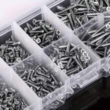 Kit surtido de tornillos autorroscantes M2, kit surtido de tornillos autorroscantes, juego de tuercas de bloqueo, tornillos para madera, juego de tornillos