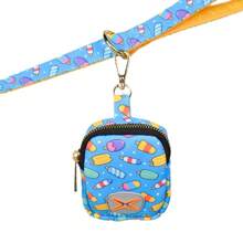 1pc Valentine's Day & New Year Gift, High Quality Designer Cute Gold Metal Dog Poop Bag Holder, Compatible With Any Leash (No Poop Bags & Leash Included)