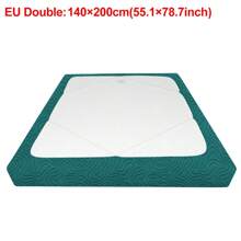 1 pieza Funda de colchón con diseño jacquard de unicolor, cobertor elástico para proteger tu ropa de cama y agregar estilo al hogar, adecuado para todas las estaciones