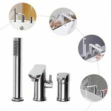 YUNRUX Bathtub & Shower Trim Systems - Silver - View 9