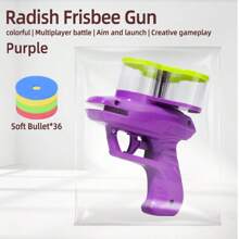1 pezzo Pistola a forma di carota per lancio, giocattolo da puzzle rotante per interni, regalo interattivo per bambini per feste di compleanno, Natale, lanciatore a catapulta, giocattolo per ragazzi, bambini, regalo per ragazze, giocattolo per gatti