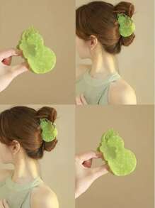 1 Peça Grampo de Cabelo de Estilo Chinês Versátil e Personalizado com Cabaça da Sorte, Grampo de Cabelo de Acrílico da Moda, Acessório de Cabelo Elegante
