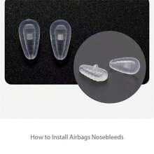 1pc Silicone Nose Pad With Air Cushion, Screw-Lock Adjustable Nose Pad For Glasses