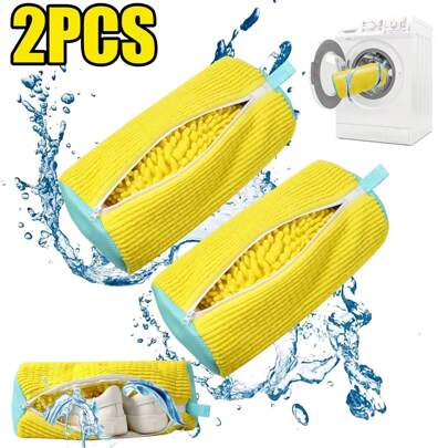 1/2 pezzi Sacchetto per lavare le scarpe in lavatrice, Sacchetto per la pulizia delle scarpe per lavatrice e asciugatrice, Sacchetti riutilizzabili in rete per il lavaggio di scarpe per adulti e bambini, Nostro sacchetto per lavare le scarpe in lavatrice, Sacchetto per lavare le scarpe, Sacchetto per lavare le scarpe anti-deformazione, Sacchetto per lavare le scarpe efficiente, Accessorio speciale per la lavatrice, Sacchetto per il lavaggio in lavatrice per uso domestico, Sacchetto per proteggere le scarpe, Sacchetto per lavare e conservare le scarpe