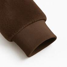 Warm Winter Plush Children's Set – Plush Coat And Trousers For Boys - Rust Brown - View 5