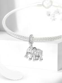 1 Pieza de Moda Cuentas de Elefante con Textura Encantos aptos para Pulseras y Brazaletes de Mujer DIY Joyería Haciendo y a Juego con Atuendos Diarios Decoración de Joyería para Niñas