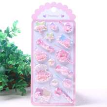 1 Pieza 9cm*21cm Pegatinas De Estampado De Lentejuelas 3d Con Agitación Aleatoria De Color Caramelo Para Juguetes De Niña Para Niños