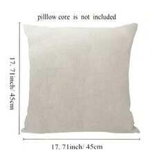 1pc 2D Embroidery-Like Cute Dogs Print Decorative Pillow Case, Single-Sided Printing, 18"X18", Suitable For Living Room Sofa Home Decor, Porch Swing Cushion Cover, Pillow Insert Not Included - Multicolor - View 3