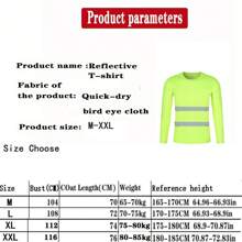 Uniforme de trabajo de manga larga con tiras reflectantes, ropa de trabajo de seguridad vial para personal de gestión y construcción