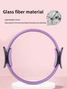 2pcs Pilates Ring And Yoga Ball Set-Fitness Kit With Polypropylene Ring And PVC Anti-Slip Yoga Ball,Durable And Explosion-Proof,Ideal For Universal Workout Routines,Available In Purple,Pink,Blue,And Grey Combinations