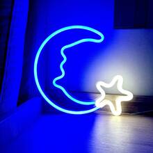 1pc Illuminated LED Light Box, Black LED Letter Light Box For Home Theatre, DIY Word Combination, Family Activities, Home Decor Lighting, Alien/Rabbit Neon Light For Girl Bedroom - White - View 41