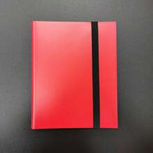 9-Grid 360 Large-Capacity Card Collection Album, PP Material Sleeves Durable, Waterproof Dustproof Protection Strap-Fixed Double-Sided Game Card Storage Bag