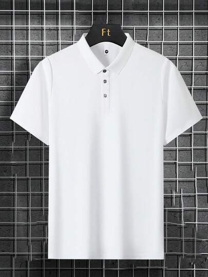 男士休闲运动纯色简约百搭 Polo 衫