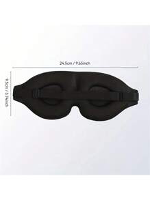 1pc Ultra Soft 3D Sleep Eye Mask, 100% Blackout, Smooth Sleep Mask, Sleep Aid Eye Mask, Travel Sleep Mask, Student Nap Mask - Ideal For Travel And Napping
