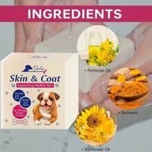 100g Savon pour la peau et le pelage - Formule pour une peau saine et un pelage brillant, réduit la chute des poils et les démangeaisons, favorise une peau souple et un pelage sain et brillant, en fait un incontournable quotidien pour le bien-être général de votre animal de compagnie.