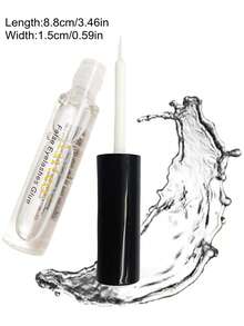 Asiteo 1 Stück 5ml transparenter Wimpernkleber, wasserfester Kunstmink Wimpernkleber, Make-up Wimpernkleber - Transparent - Übersicht 6