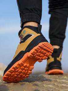 Dian Sen 1双男女通用钢头安全靴，高帮运动安全鞋，耐用工作靴，安全训练鞋