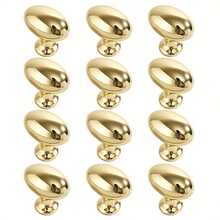 1 件优雅的金色铝制抽屉拉手 - 抛光表面，非常适合梳妆台、衣柜、橱柜等，家具五金 | 现代抽屉把手 | 金属把手，金属抽屉拉手