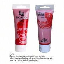 Tube de 72 ml Fournitures d'art acryliques imperméables pour peindre à la main sur vêtements, chaussures, murs. Idéal pour le DIY, le graffiti, la peinture de fleurs, de pierres, de galets. Cadeau de la fête des mères, rentrée scolaire, fournitures scolaires