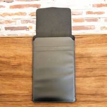 Leather Notebook Cover Case With 2-In-1 Mouse Pad Up To 17.3" - 黑色 - 查看 6