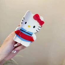 Sanrio 1pc Cute Cartoon Animal Claw Barrette, Bohemian Acetate Hair Clip, Summer Beach Vacation Style Hairpin Fashion Hair Accessories Beauty Claw Clips Cute Hair Claw
