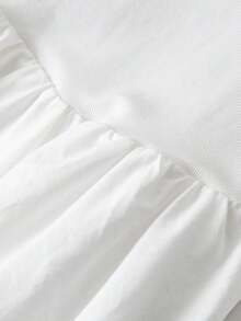 mini bala Girls' Fit & Flare Summer Dress – Mesh Panels, Breathable High-Stretch Sleeveless Outfit