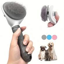 1 pieza Cepillo para eliminar pelo de gato y perro, cepillo para eliminar pelo de gato de interior, cepillo para gato de pelo largo o corto, cepillo para mascotas, cepillo para perro, cepillo para eliminar pelo de gato, perro, gatito, caballo para masaje y eliminación de pelo suelto