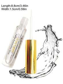 Asiteo 1pc 5ml Transparent Eyelash Glue, Makeup Faux Mink Eyelash Adhesive, Quick Drying Waterproof Long Lasting Eyelash Glue - Clear - View 6