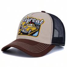 JZML 1pc Unisex Embroidered Car Truck Driver Cap