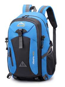 Unisex Large Capacity Travel Backpack, Lightweight Camping Rucksack, Outdoor Hiking Daypack, Sports Gym School Bag