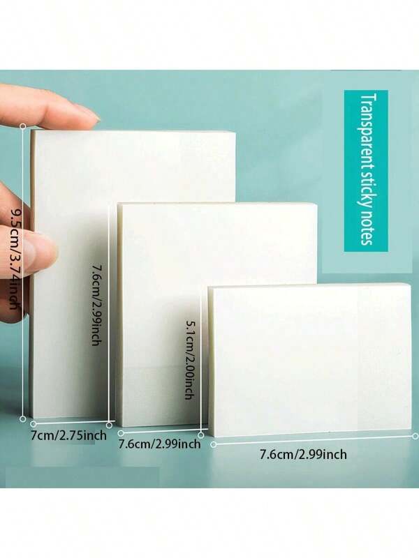 Waterproof Transparent Sticky Notes For Students' Postgraduate Entrance Exams, Key Markers, Sticky Stickers, Wrong Questions Can Be Written, Comments Can Be Made, Memos Can Be Made, And Sticky Notes Can Be Used School Supplies, Back To School