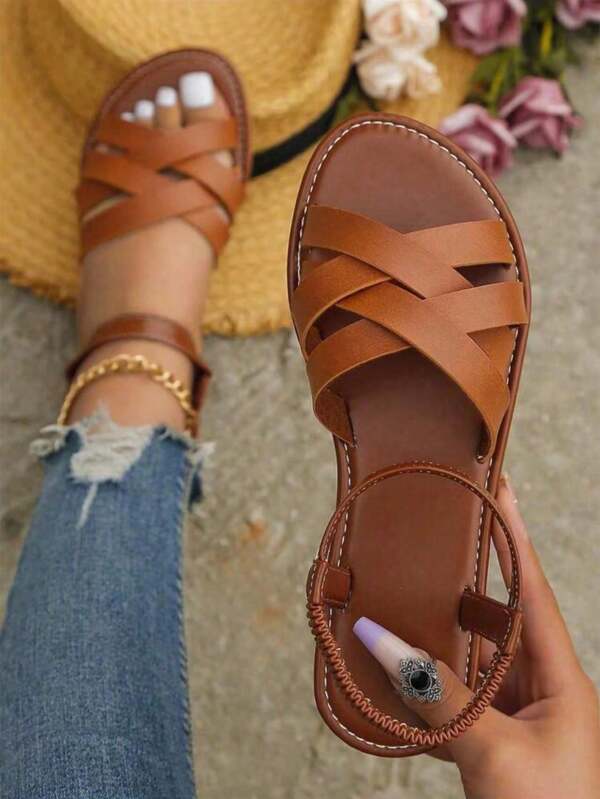 New Fashionable Bohemian Style Flat Sandals For Women