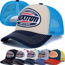JZML 1pc Men's Letter Embroidered Truck Driver Cap
