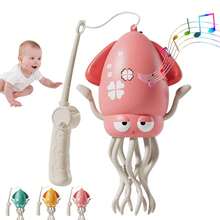 ODAPTO 电动跳舞章鱼玩具，音乐跳舞机器人，电动爬行章鱼玩具，带 LED 灯和音乐，灵活避开障碍物，同步声光，适合男孩和女孩的音乐玩具