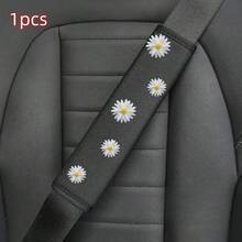 Pernuțe de umăr pentru centura de siguranță auto, protecție pentru gât, accesorii auto cu decor de desene animate, potrivite pentru toate anotimpurile