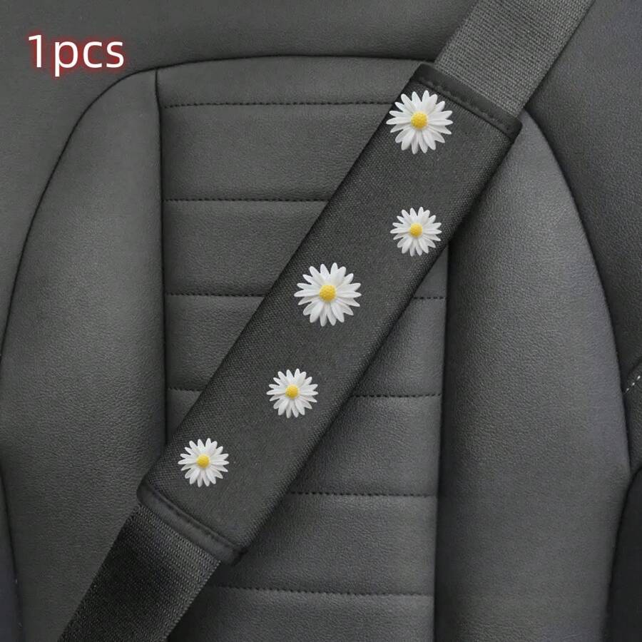 Pernuțe de umăr pentru centura de siguranță auto, protecție pentru gât, accesorii auto cu decor de desene animate, potrivite pentru toate anotimpurile