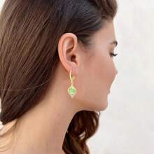 1 pièce Boucles d'oreilles pour femmes à la mode, luxueuses, raffinées et belles, convenant à un port quotidien, pour les fêtes et les voyages
