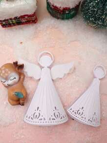 1pc Christmas Angel Style Thin Cut Mold Handmade DIY Cutting Mold Scrapbook Background Decoration Embossed Template Album Holiday Card Making