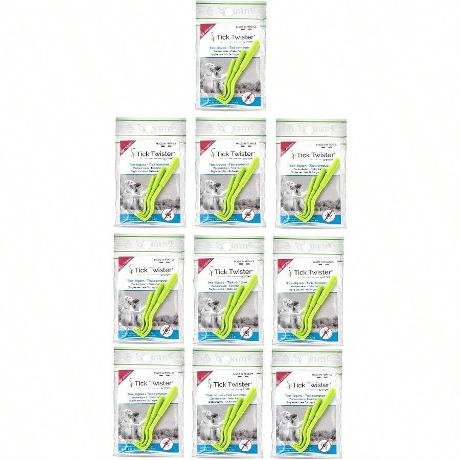 【正規品】 TickTwister マダニ取り マダニ除去 マダニ取り器具 マダニ ティックツイスター  ziplock ３本入 (１０袋) - 日本 Aタイププラグ(100V) - チェックする 1