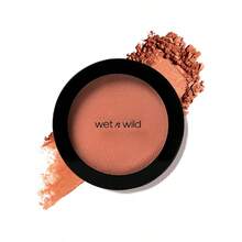 Rubor Wet N Wild Color Icon - Revive Glow Mate con suave brillo, multitonos para profesionales y estudiantes, práctico para llevar - 6g - Emborracharse - Ver 8
