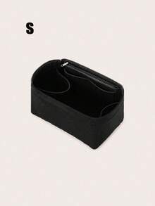 1个多功能大容量可扩展内部结构毛毡化妆包，带内衬，洗漱包/化妆包，含支撑口袋，桌面收纳盒，学习用品，教师礼物，返校教师配件，返校用品 - 彩色 - 查看 14