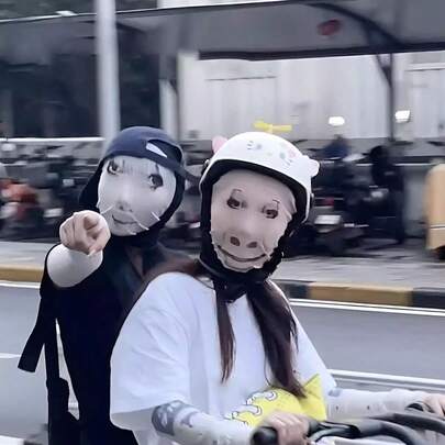 1 pieza Máscara divertida con diseño de dragón, máscara protectora grande y divertida con expresiones, máscara de disfraz de broma para Halloween