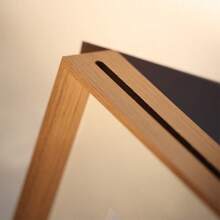 1pc Classic Wooden Double-Sided Transparent Floating Photo Frame, Display Cabinet With Glass Density Board, Suitable For Various Scenarios: Wall Hanging And Desktop Placement. Ideal For DIY, Dried Flowers, Photos, Crafts, Birthday, Wedding, Anniversary, Graduation Ceremony And Holiday Gifts