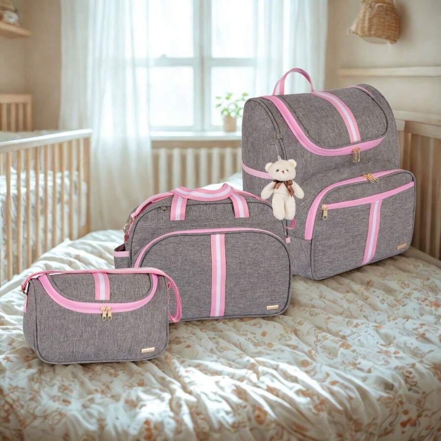 Kids Bag Sets - 淺粉色 - 查看 1